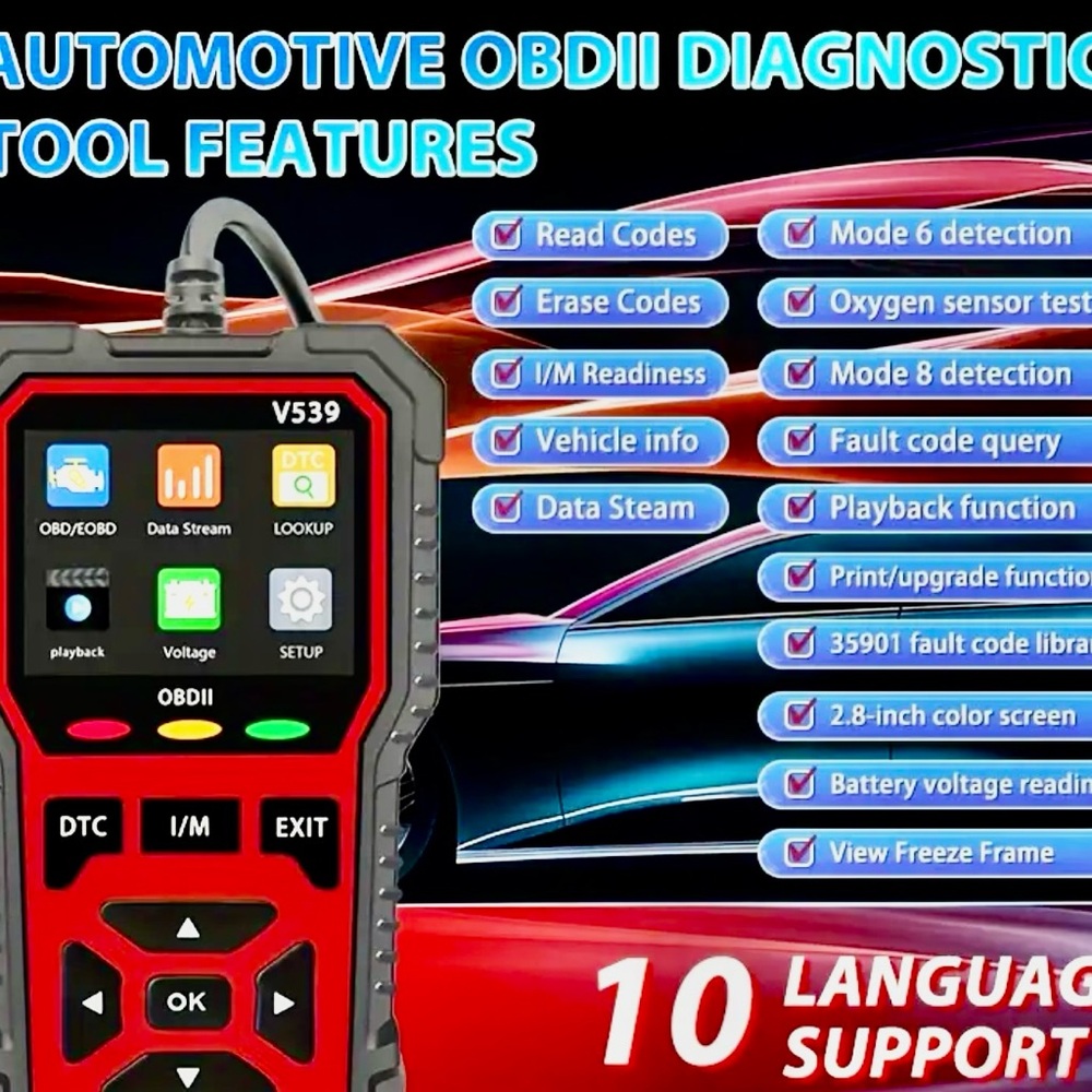 Automotive OBDII Diagnostic Tool + live data stream